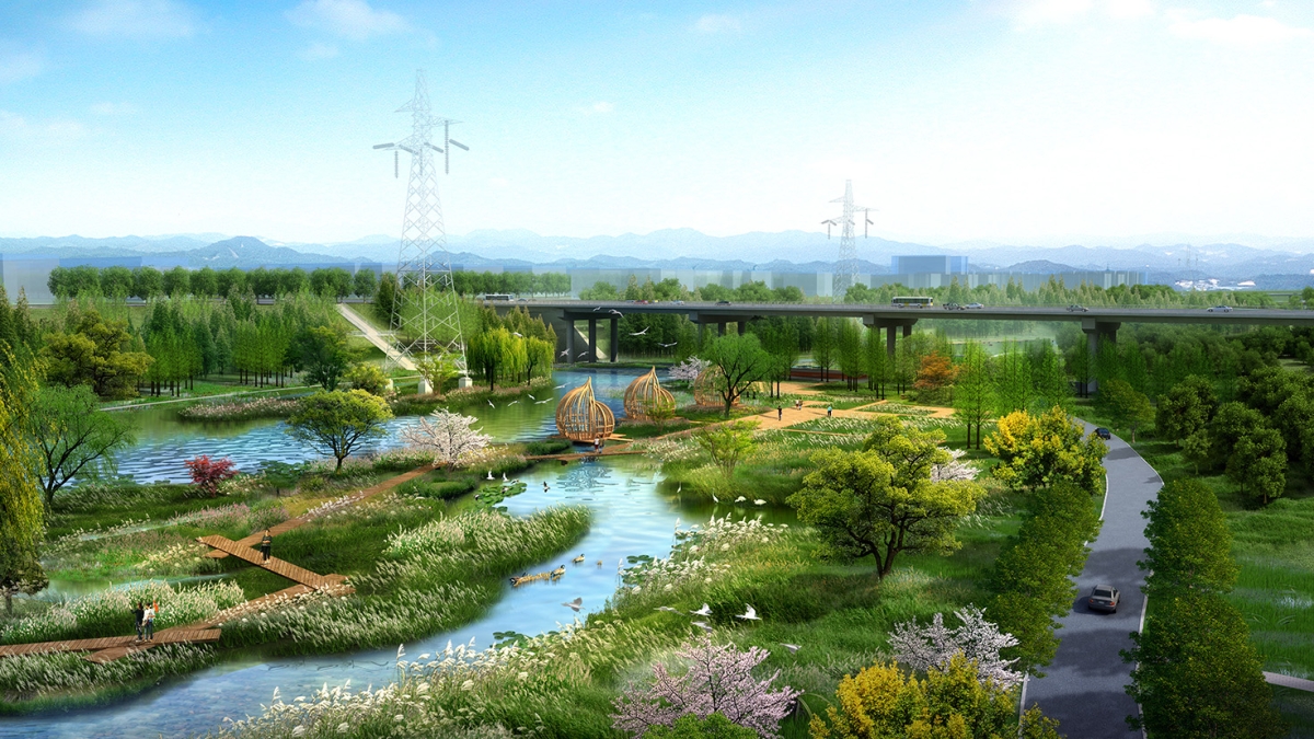 瀏陽經(jīng)開區(qū)克里河生態(tài)濕地概念規(guī)劃設計