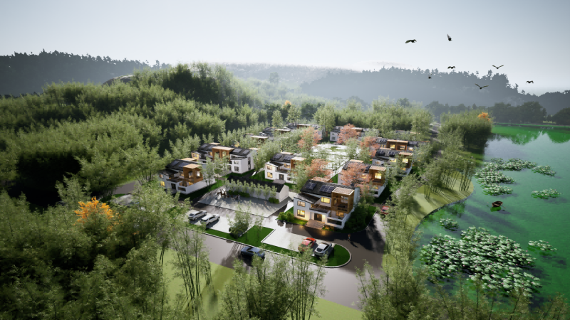 詩意棲居，綠色賦能 | 中機國際“荷塘月色·竹里館”榮獲湖南省裝配式綠色農房設計競賽雙項大獎