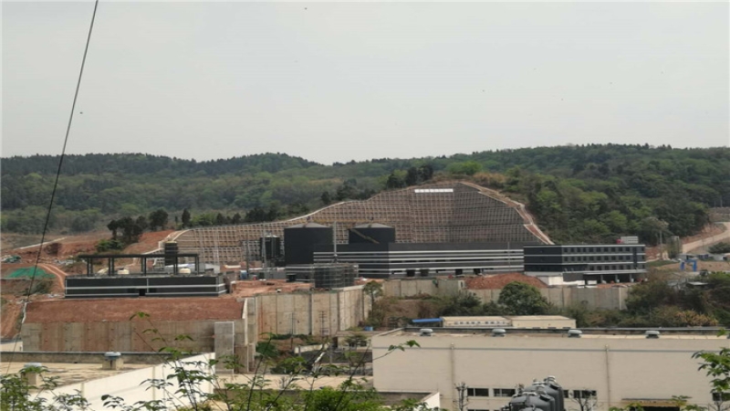 成都中心城區(qū)餐廚垃圾無(wú)害化處理邊坡支護(hù)工程竣工