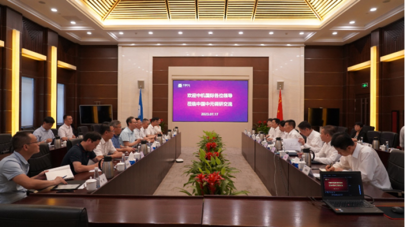 中機(jī)國(guó)際董事長(zhǎng)謝克一行赴中國(guó)中元交流學(xué)習(xí)