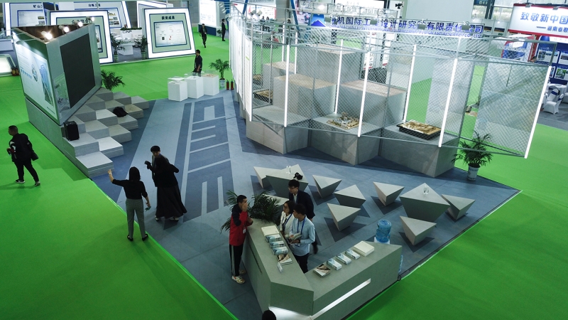 2019筑博會中機國際精彩亮相，省長許達哲親臨展位參觀調(diào)研