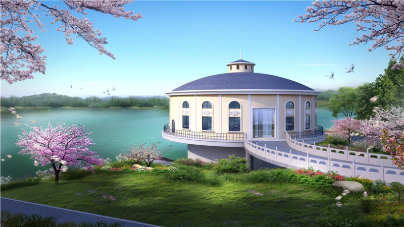 中機(jī)國際引資江水潤新化城