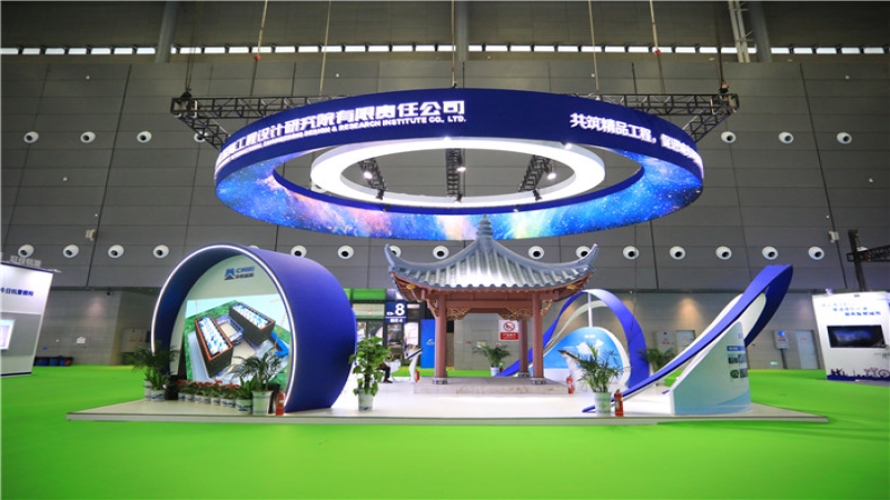 新材料仿古建筑首次亮相！中機(jī)國際參加2021年中國(長沙）筑博會(huì)