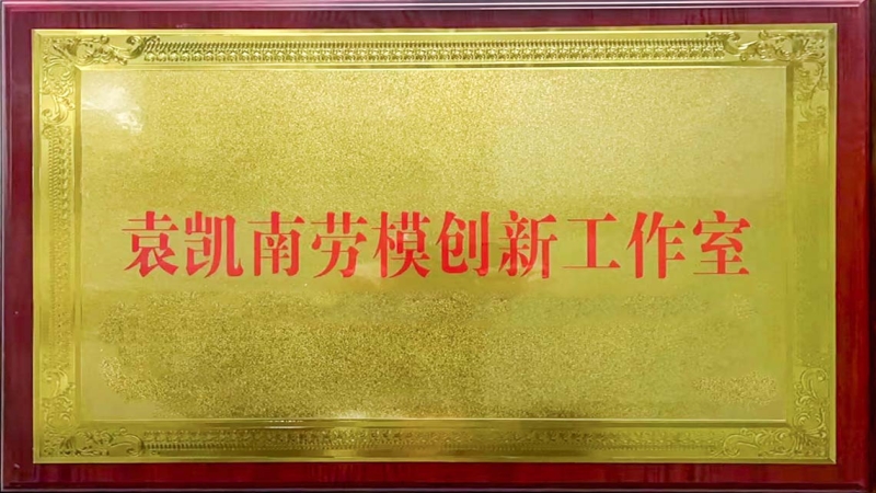 雙項省市級榮譽加持！ “袁凱南勞模創(chuàng)新工作室”掛牌成立