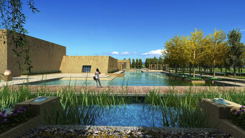 澧縣城頭山博物館園林景觀設(shè)計